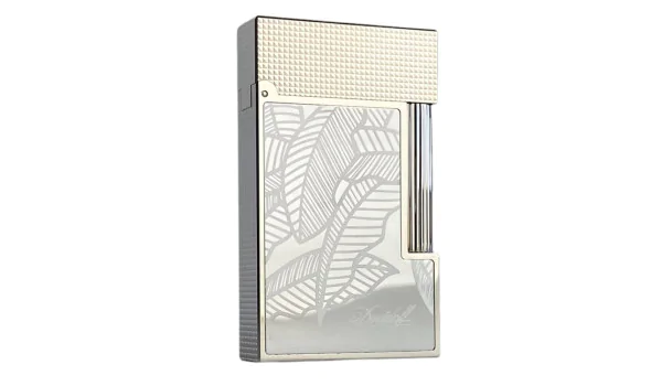 Davidoff Lighter prestige bladmønster Palladium