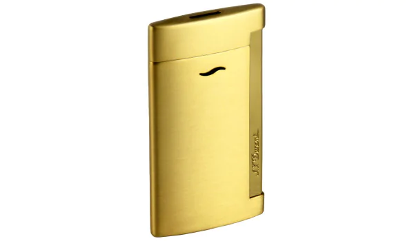 S.T. Dupont Slim 7 Lighter fullbørstet gyllen 027711