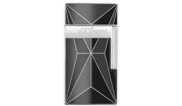 S.T. Dupont Biggy Lighter Fire X i sort krom 025070