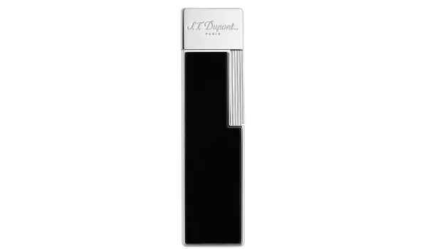 S.T. Dupont Twiggy, lighter, sort lakk og krom, 030001