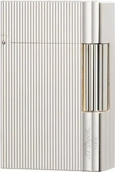 S.T. Dupont Gatsby Lighter Fine Ridges Silver